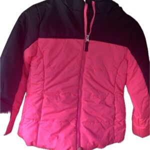 Stylish Pink and Black Jacket